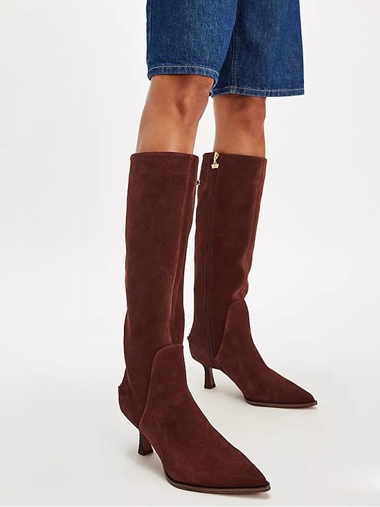 Circus by Sam Edelman Shoes - NEW Circus NY by Sam Edelman Yulia Tall Kitten Heel Suede Boots 9 Wide Calf